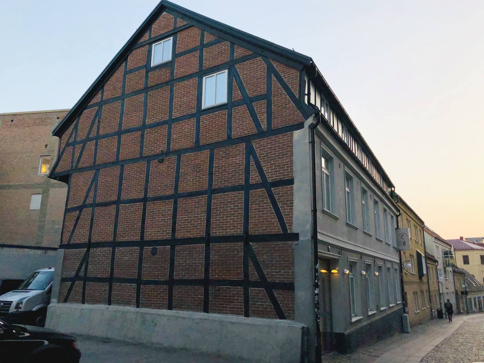 Mölleborgen, korsvirkeshuset i centrala Helsingborg